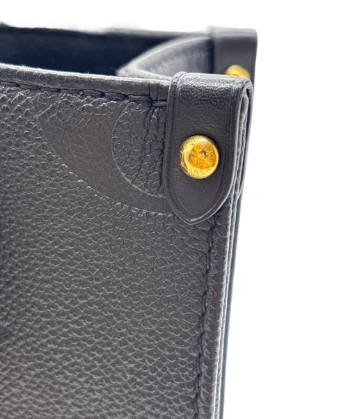 LOUIS VUITTON（ルイ ヴィトン）LOUIS VUITTON (ルイ ヴィトン) オンザゴーPM　モノグラム・アンプラント ノワールの古着・服飾アイテム
