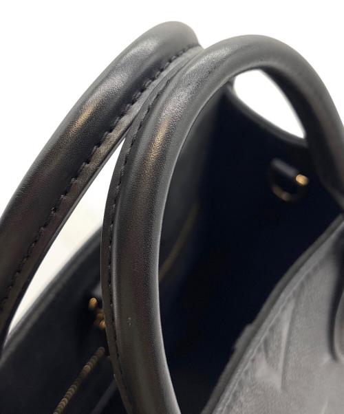 LOUIS VUITTON（ルイ ヴィトン）LOUIS VUITTON (ルイ ヴィトン) オンザゴーPM　モノグラム・アンプラント ノワールの古着・服飾アイテム
