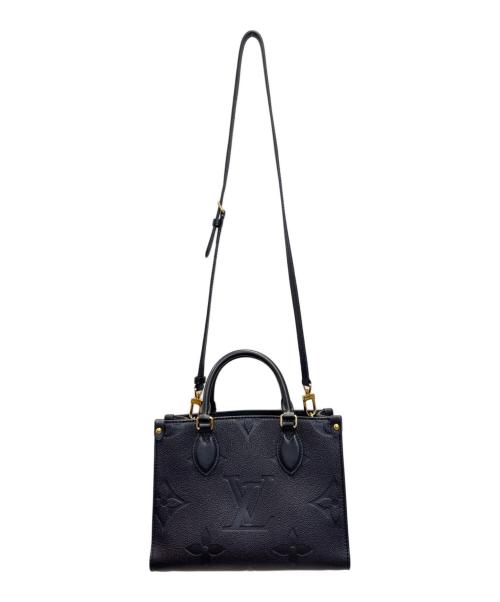 LOUIS VUITTON（ルイ ヴィトン）LOUIS VUITTON (ルイ ヴィトン) オンザゴーPM　モノグラム・アンプラント ノワールの古着・服飾アイテム