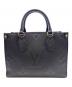 LOUIS VUITTON (ルイ ヴィトン) オンザゴーPM　モノグラム・アンプラント ノワール：300000円