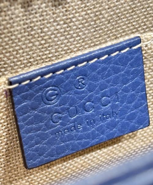 GUCCI（グッチ）GUCCI (グッチ) インターロッキングショルダーバッグ ブルー サイズ:-の古着・服飾アイテム
