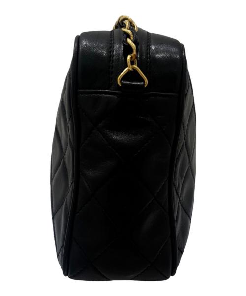 CHANEL（シャネル）CHANEL (シャネル) タッセルチェーンショルダーバッグ ブラックの古着・服飾アイテム