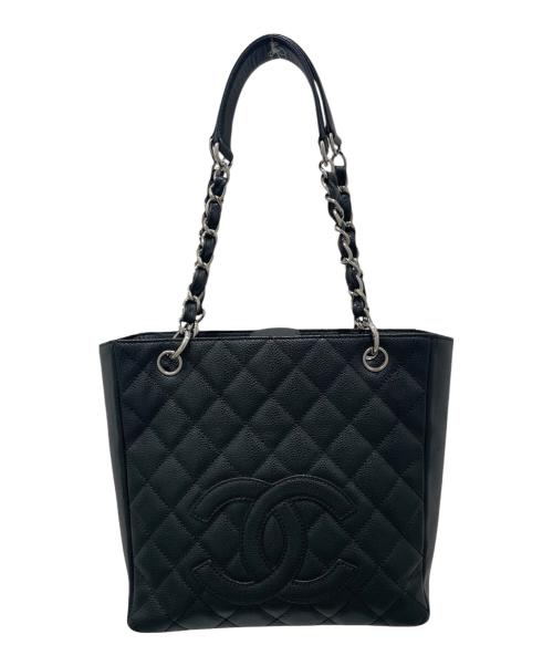 CHANEL（シャネル）CHANEL (シャネル) PSTトートバッグ ブラック サイズ:Pの古着・服飾アイテム
