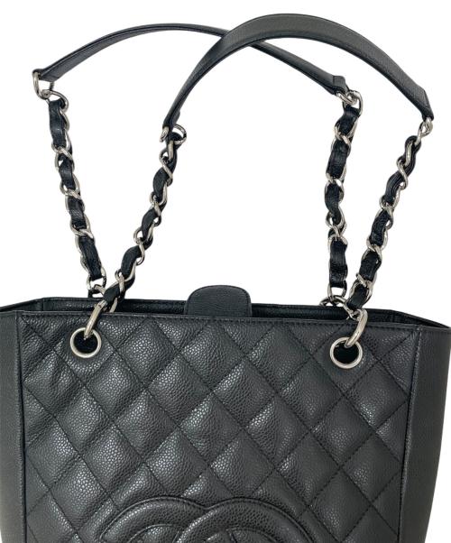 CHANEL（シャネル）CHANEL (シャネル) PSTトートバッグ ブラック サイズ:Pの古着・服飾アイテム