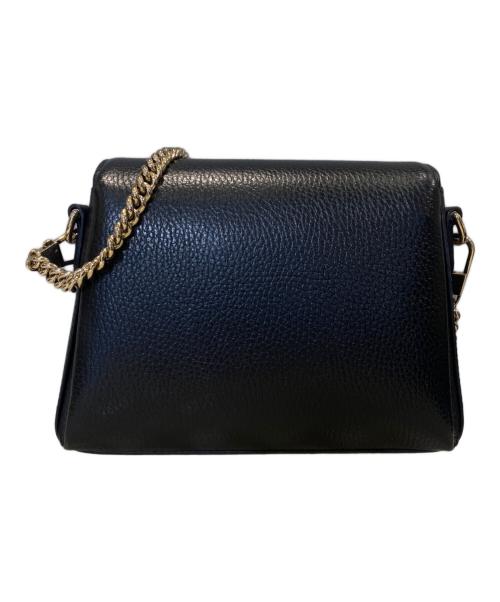 GUCCI（グッチ）GUCCI (グッチ) GUCCI インターロッキングG チェーンショルダーバッグ  ブラックの古着・服飾アイテム
