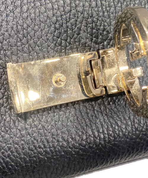 GUCCI（グッチ）GUCCI (グッチ) GUCCI インターロッキングG チェーンショルダーバッグ  ブラックの古着・服飾アイテム