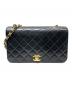 CHANEL（シャネル）の古着「シングルフラップショルダーバッグ」｜ブラック