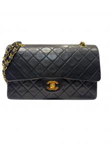 CHANEL（シャネル）の古着「Wフラップマトラッセ25」｜ブラック