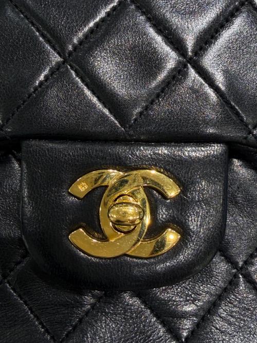 CHANEL（シャネル）CHANEL (シャネル) Wフラップマトラッセ25 ブラック サイズ:25の古着・服飾アイテム