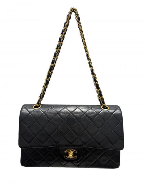 CHANEL（シャネル）CHANEL (シャネル) Wフラップマトラッセ25 ブラック サイズ:25の古着・服飾アイテム