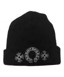CHROME HEARTS（クロムハーツ）の古着「CHプラス ホースシューロゴ ビーニー」｜ブラック