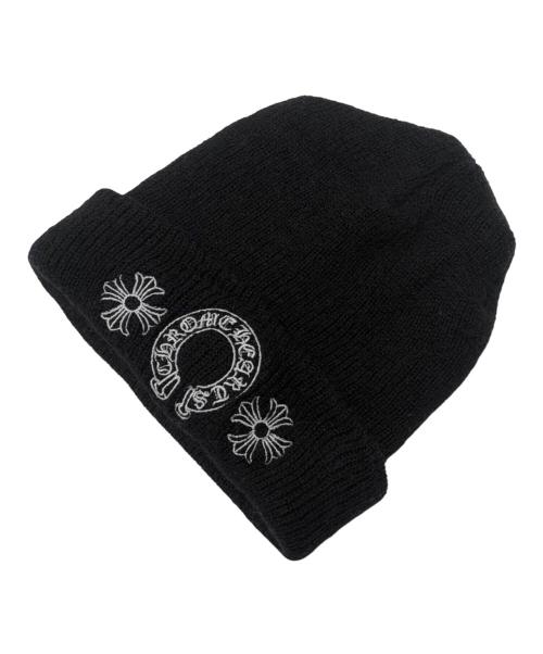 CHROME HEARTS（クロムハーツ）CHROME HEARTS (クロムハーツ) CHプラス ホースシューロゴ ビーニー ブラック サイズ:OSの古着・服飾アイテム