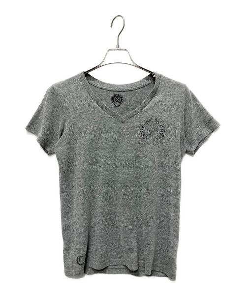 CHROME HEARTS（クロムハーツ）CHROME HEARTS (クロムハーツ) VネックTシャツ グレー サイズ:Mの古着・服飾アイテム