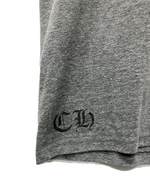 CHROME HEARTS（クロムハーツ）CHROME HEARTS (クロムハーツ) VネックTシャツ グレー サイズ:Mの古着・服飾アイテム