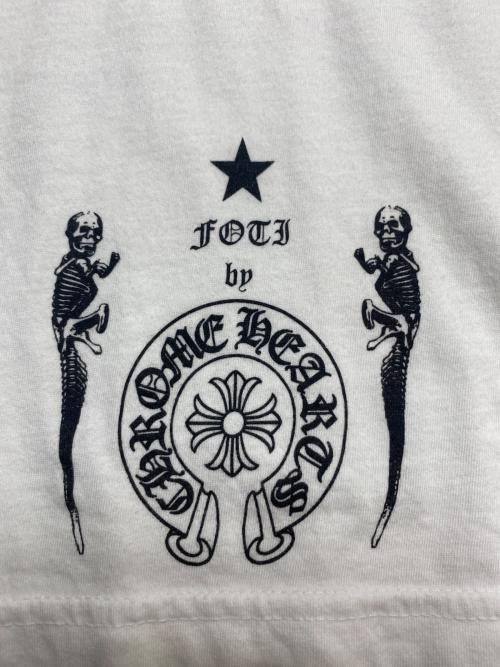 CHROME HEARTS（クロムハーツ）CHROME HEARTS (クロムハーツ) FOTIスカルTシャツ ホワイト サイズ:XLの古着・服飾アイテム