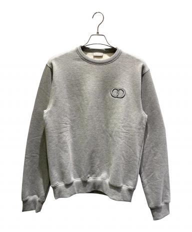 中古・古着通販】DIOR (ディオール) CDロゴスウェット グレー サイズ:M