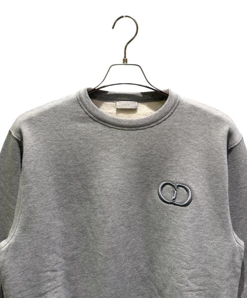 Dior（ディオール）DIOR (ディオール) CDロゴスウェット グレー サイズ:Mの古着・服飾アイテム