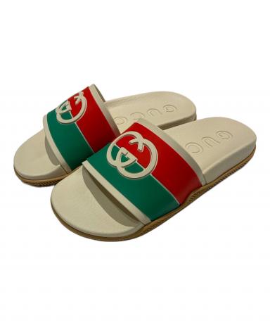 中古・古着通販】GUCCI (グッチ) Interlocking G Rubber Slide Sandals