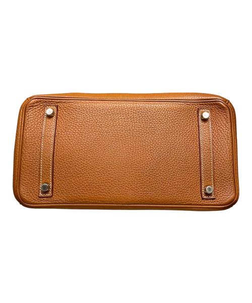 HERMES（エルメス）HERMES (エルメス) Birkin 30/バーキン30/シルバー金具/トゴ/ゴールド/□P刻印2012年製 ゴールド×シルバー金具 サイズ:30の古着・服飾アイテム