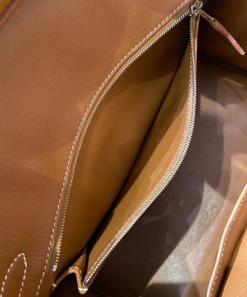 HERMES（エルメス）HERMES (エルメス) Birkin 30/バーキン30/シルバー金具/トゴ/ゴールド/□P刻印2012年製 ゴールド×シルバー金具 サイズ:30の古着・服飾アイテム