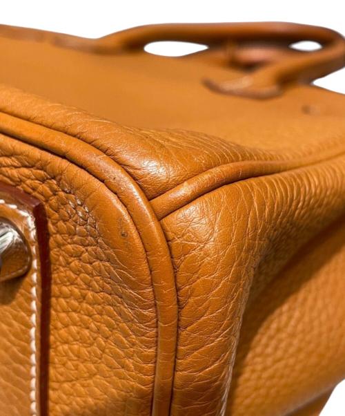 HERMES（エルメス）HERMES (エルメス) Birkin 30/バーキン30/シルバー金具/トゴ/ゴールド/□P刻印2012年製 ゴールド×シルバー金具 サイズ:30の古着・服飾アイテム