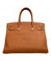 HERMES (エルメス) Birkin 30/バーキン30/シルバー金具/トゴ/ゴールド/□P刻印2012年製 ゴールド×シルバー金具 サイズ:30：2250000円