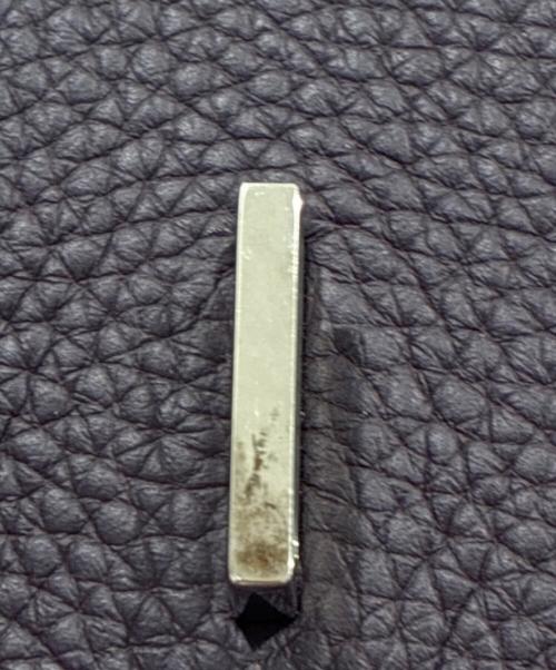 HERMES（エルメス）HERMES (エルメス) バーキン35/シルバー金具/トリヨンクレマンス/□R刻印/ブラック/ハンドバッグ パープル系 サイズ:35の古着・服飾アイテム