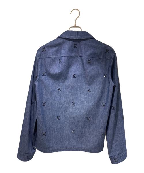 LOUIS VUITTON（ルイ ヴィトン）LOUIS VUITTON (ルイ ヴィトン) LV Embellished Denim Shirt/LVエンベリッシュドデニムシャツ/RM251MM RBA HSS05W インディゴ サイズ:Sの古着・服飾アイテム