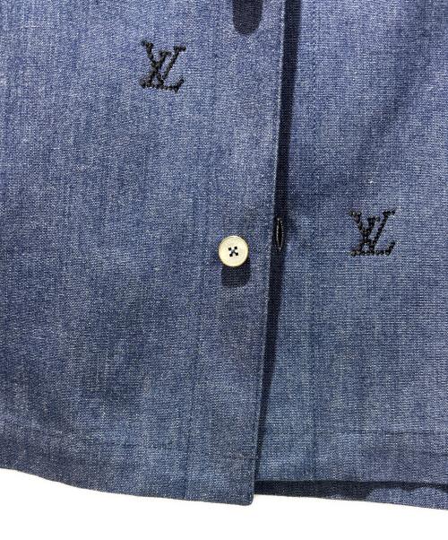 LOUIS VUITTON（ルイ ヴィトン）LOUIS VUITTON (ルイ ヴィトン) LV Embellished Denim Shirt/LVエンベリッシュドデニムシャツ/RM251MM RBA HSS05W インディゴ サイズ:Sの古着・服飾アイテム