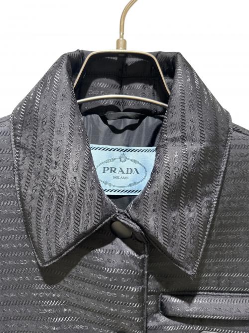 PRADA（プラダ）PRADA (プラダ) Triangle Logo Vest/トライアングルロゴプレートベスト/291998 ブラック サイズ:36の古着・服飾アイテム