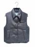 PRADA（プラダ）の古着「Triangle Logo Vest/トライアングルロゴプレートベスト/291998」｜ブラック
