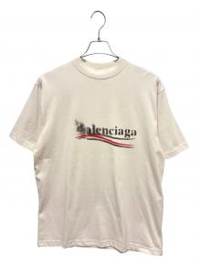 BALENCIAGA（バレンシアガ）の古着「ロゴプリントTシャツ」｜アイボリー