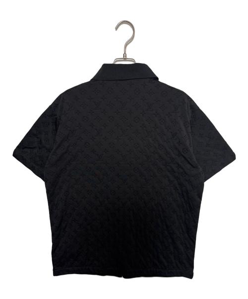 LOUIS VUITTON（ルイ ヴィトン）LOUIS VUITTON (ルイ ヴィトン) NBAモノグラムニットシャツ ブラック サイズ:Sの古着・服飾アイテム