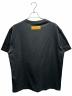 中古・古着 LOUIS VUITTON (ルイ ヴィトン) エンボスLVロゴTシャツ/RM232Q DT3 HNY55W ブラック サイズ:L：70000円