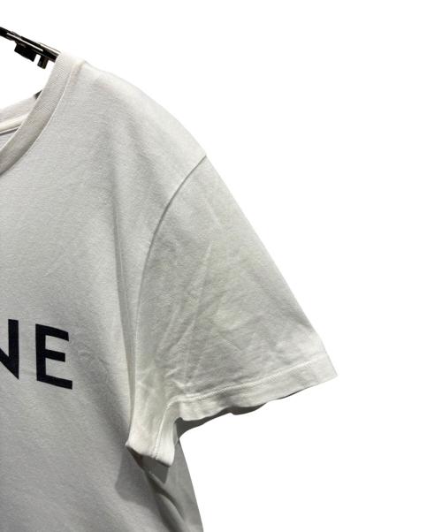 CELINE（セリーヌ）CELINE (セリーヌ) ロゴTシャツ ホワイト サイズ:Lの古着・服飾アイテム