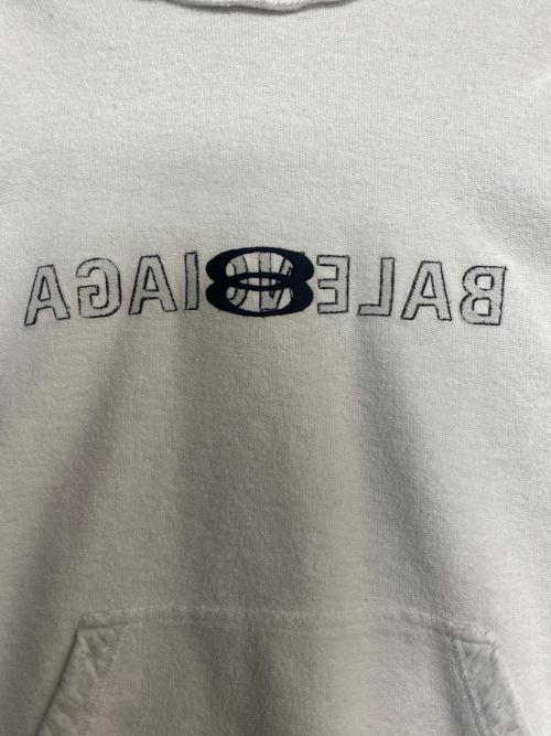 BALENCIAGA（バレンシアガ）BALENCIAGA (バレンシアガ) Inside Out Hoodie ホワイト サイズ:Lの古着・服飾アイテム