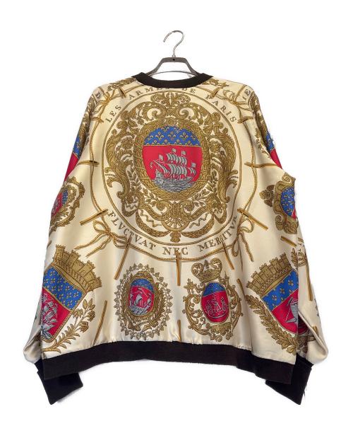 HERMES（エルメス）HERMES (エルメス) プルオーバーシルクシャツ アイボリー サイズ:40の古着・服飾アイテム