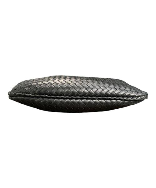 BOTTEGA VENETA（ボッテガベネタ）BOTTEGA VENETA (ボッテガベネタ) イントレチャートワンショルダーバッグ ブラックの古着・服飾アイテム