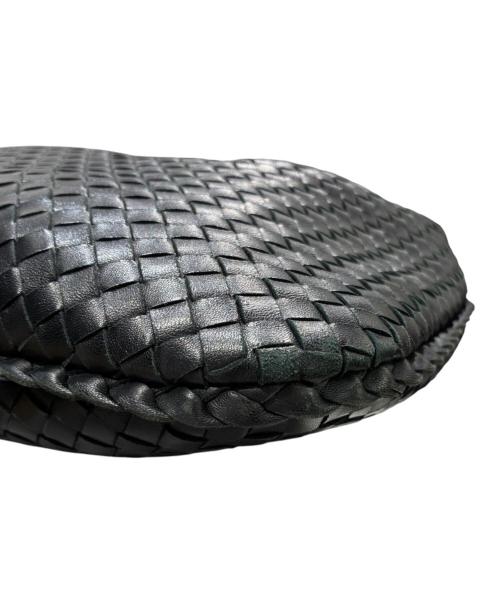 BOTTEGA VENETA（ボッテガベネタ）BOTTEGA VENETA (ボッテガベネタ) イントレチャートワンショルダーバッグ ブラックの古着・服飾アイテム