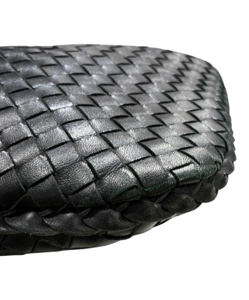 BOTTEGA VENETA（ボッテガベネタ）BOTTEGA VENETA (ボッテガベネタ) イントレチャートワンショルダーバッグ ブラックの古着・服飾アイテム