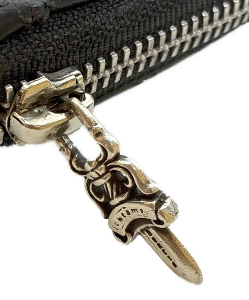 CHROME HEARTS（クロムハーツ）CHROME HEARTS (クロムハーツ) REC F ZIP QUILTED WALLET/ラウンドファスナー財布 ブラックの古着・服飾アイテム