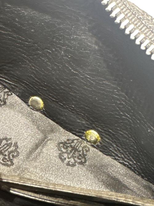 CHROME HEARTS（クロムハーツ）CHROME HEARTS (クロムハーツ) REC F ZIP QUILTED WALLET/ラウンドファスナー財布 ブラックの古着・服飾アイテム