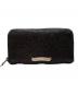 CHROME HEARTS（クロムハーツ）の古着「REC F ZIP QUILTED WALLET/ラウンドファスナー財布」｜ブラック