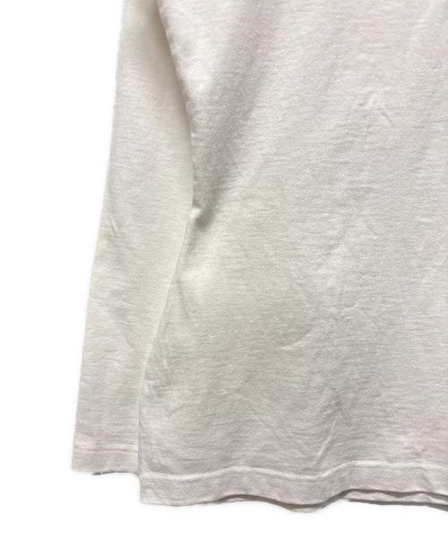 BALENCIAGA（バレンシアガ）BALENCIAGA (バレンシアガ) ネックロゴプリントL/Sシャツ ホワイト サイズ:XXSの古着・服飾アイテム