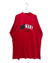 BALENCIAGA（バレンシアガ）の古着「Germany Kisses T-Shirt/GERMANY KISSES Tシャツ/739028 TPVE2」｜レッド