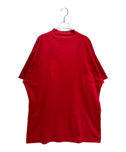 BALENCIAGA（バレンシアガ）BALENCIAGA (バレンシアガ) Germany Kisses T-Shirt/GERMANY KISSES Tシャツ/739028 TPVE2 レッド サイズ:3の古着・服飾アイテム