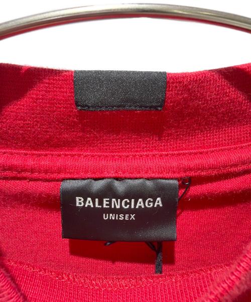 BALENCIAGA（バレンシアガ）BALENCIAGA (バレンシアガ) Germany Kisses T-Shirt/GERMANY KISSES Tシャツ/739028 TPVE2 レッド サイズ:3の古着・服飾アイテム