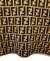 中古・古着 FENDI (フェンディ) ズッカ柄 プルオーバーニット ベージュ×ブラック サイズ:42：50000円