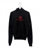 BALENCIAGAバレンシアガ）の古着「ロゴプリントパーカー」｜ブラック