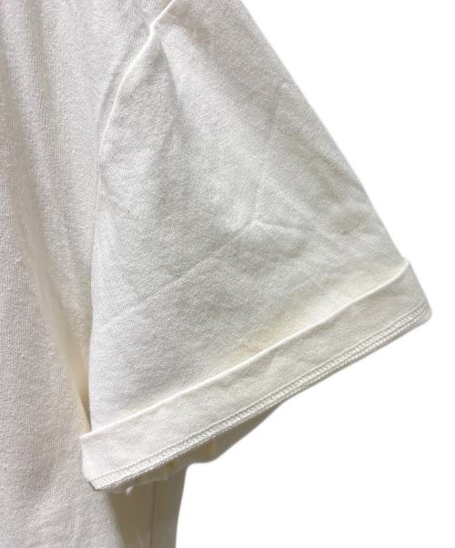 LOUIS VUITTON（ルイ ヴィトン）LOUIS VUITTON (ルイ ヴィトン) Pearl Bead Embroidered Logo T-Shirt/パールビーズエンブロイダリーロゴTシャツ/HQY71W ホワイト サイズ:Mの古着・服飾アイテム